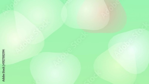 Abstract green background with soft light bokeh effect for design.