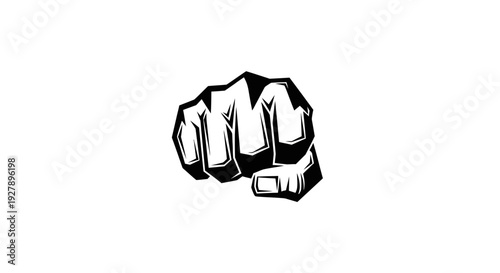 Clenched Fist Graphic: Symbol of Power, Protest, and Determination