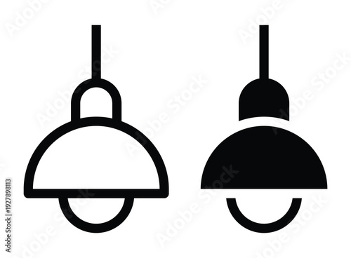 Modern Minimalist Pendant Lights in Black and White Designs for Interiors