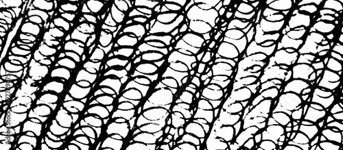 Bold spiral squiggles bg. Crayon scribble texture crosshatch abstract pattern. Spiral hand-drawn lines organic texture. Black white sketchy punk background. Expressive grungy charcoal graphic banner