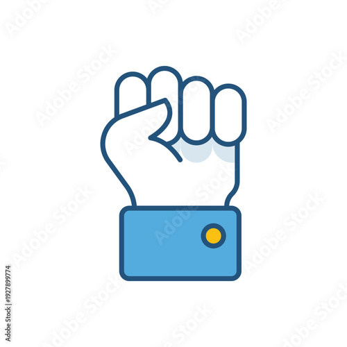 Fist vector icon