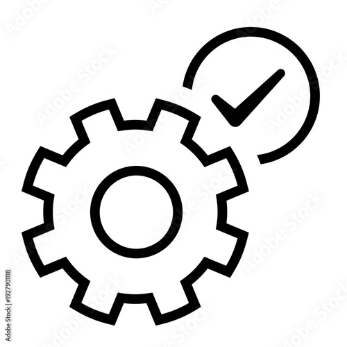 Settings Configured Icon, System Setup Complete and Configuration Approved