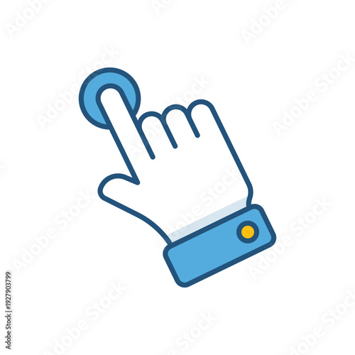Index Finger Pointing vector icon