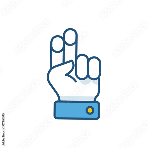 Air Quotes vector icon