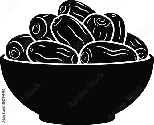 A bowl of sushi rolls