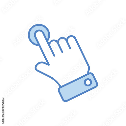 Index Finger Pointing vector icon