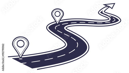 vector illustration of a road sign