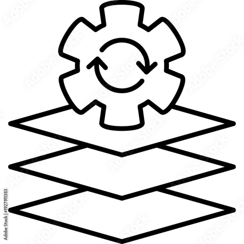 Batch Processing Icon