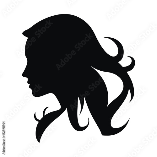 girl with long hair