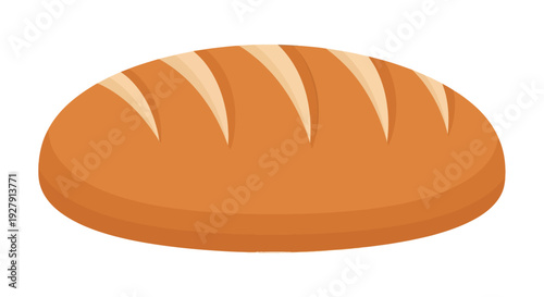 Freshly Baked Loaf Bread.