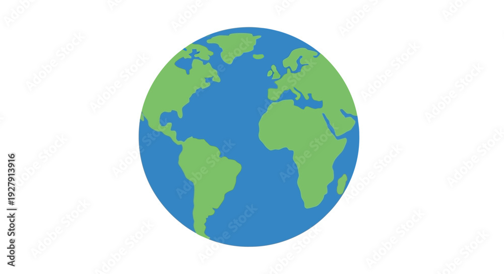 Fototapeta premium Globe Earth Planet World.