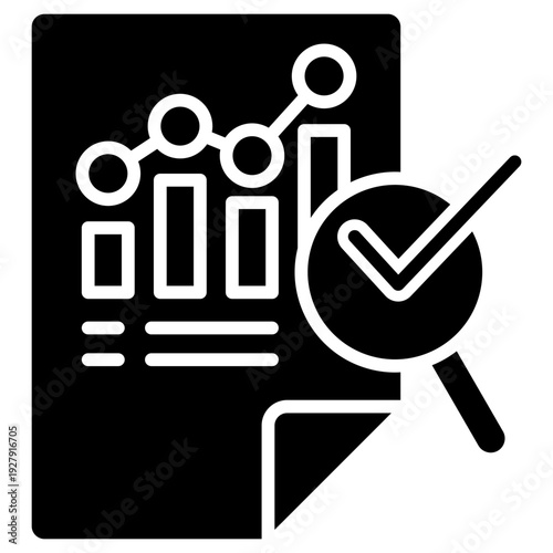 Performance Review glyph icon