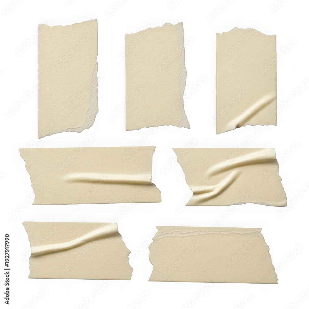 custom made wallpaper toronto digitalVarious crumpled paper pieces in different shapes and sizes isolated on transparent background