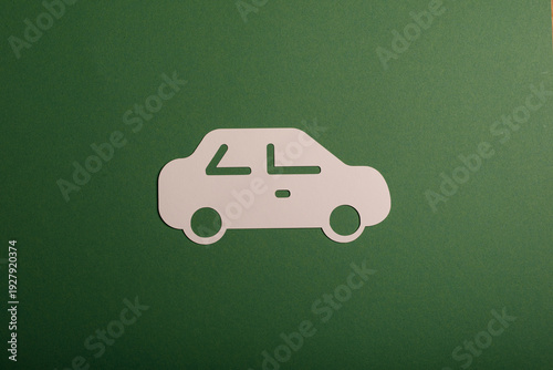 Simple car cutout illustrat...