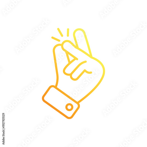 Finger Snap vector icon