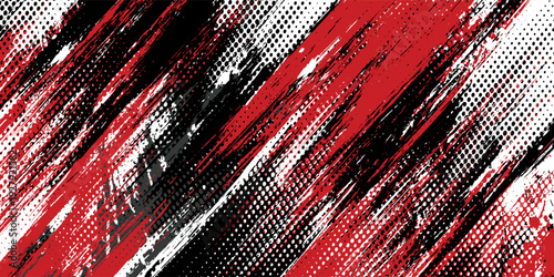 Gaming esport background striking stripes electric banner vector illustration design red black grunge brush wing comic pattern modern abstract concept livery stripes decal paint splash splatter.eps 10