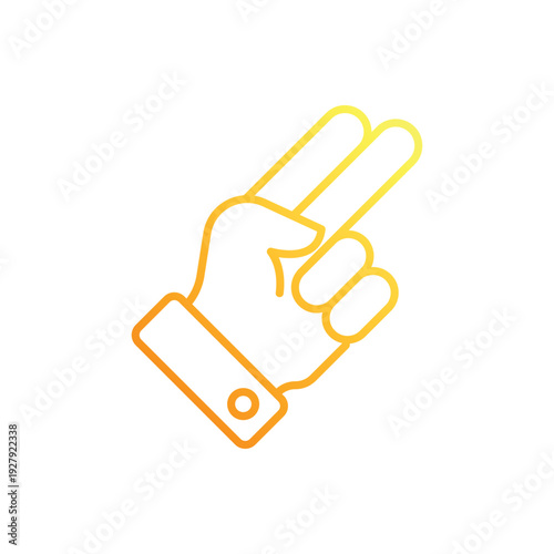 Finger Gun vector icon