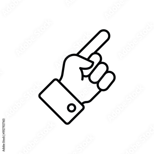 Pointing Finger vector icon