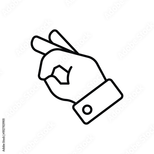 Pinching Hand vector icon