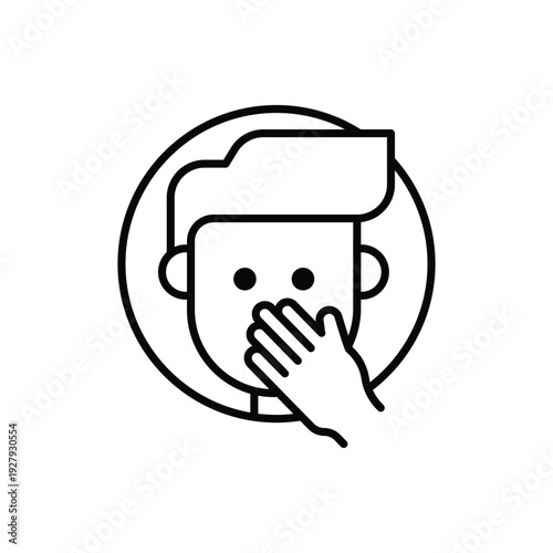 Face Palm vector icon