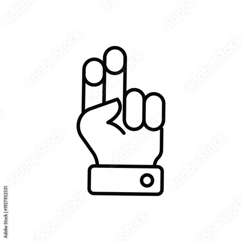 Air Quotes vector icon