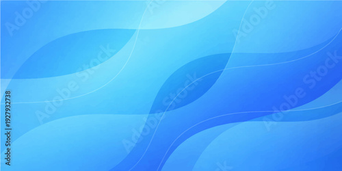 Smooth abstract blue wave background featuring a futuristic motion design with soft gradient curves and flowing digital lines for a sleek vector wallpaper backdrop