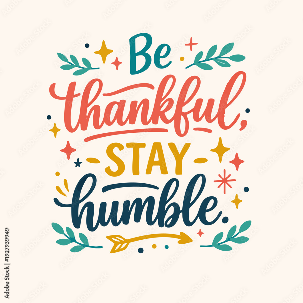 Naklejka premium Inspirational Quote on Gratitude.