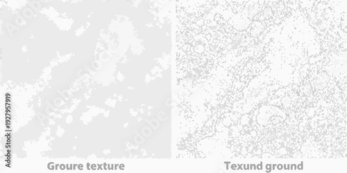 Abstract gray textures with varying densities and grainy appearances