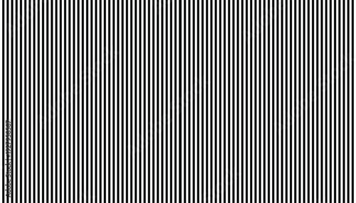 A seamless pattern of vertical black and white stripes on white background