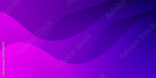 Elegant Purple Abstract Wave Background with Smooth Gradient Layers Modern creative trendy design in vector illustration
