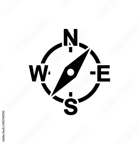 Compass silhouette navigation tool