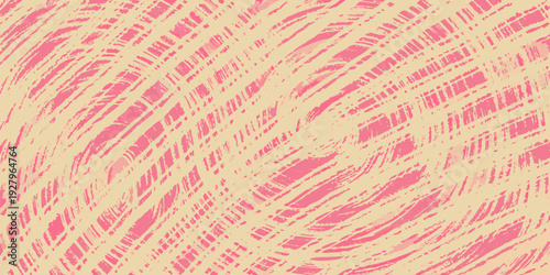Abstract pink and beige brushstrokes create a textured background pattern