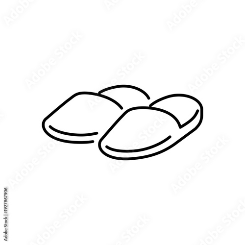 スリッパをモチーフにしたアイコン