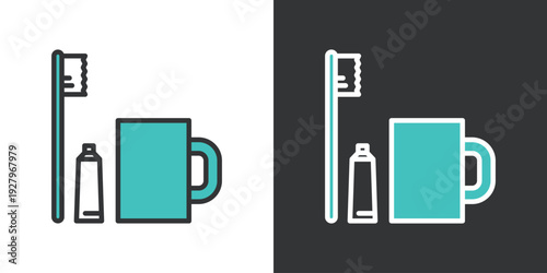 歯ブラシセットアイコン