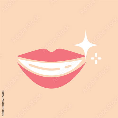 綺麗な口のアイコン