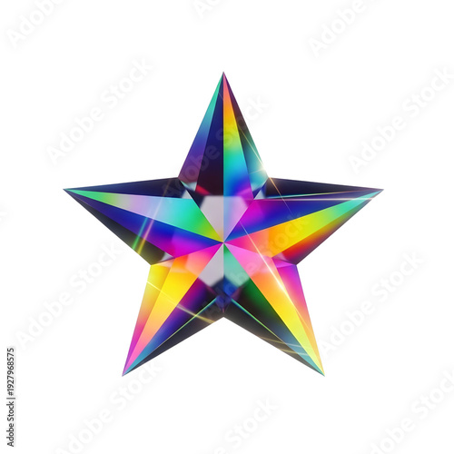 Holographic star symbol