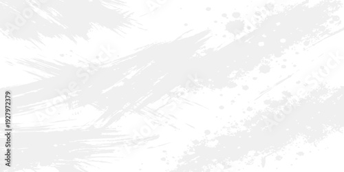 An abstract grunge vector illustration of a cold winter landscape featuring a textured frost pattern over a gray mountain forest under a snowy sky