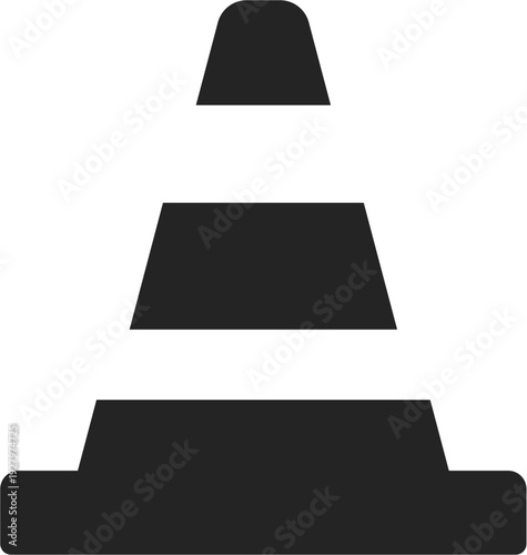 Traffic cone icon