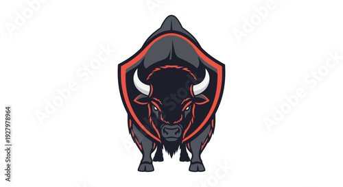 Black Bull Logo Design.