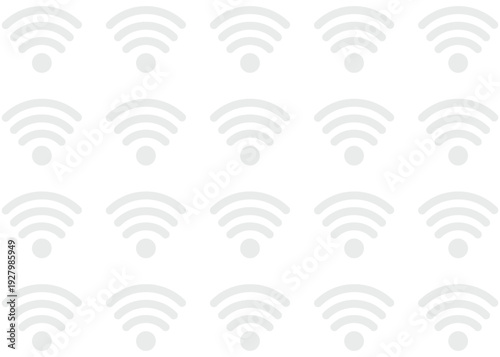 Wi-Fiマークの背景イラスト