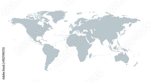 World map illustration on a white background.