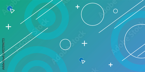 Abstract Minimal Geometric Background with Trendy Gradient, vector ilustartion EPS10