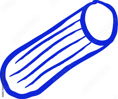 Macaroni Pasta Italian Food Doodle