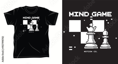 Chess Graphic vector art t-shirt design print