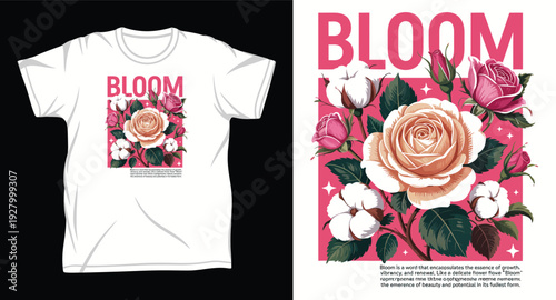 Flower Graphic vector art t-shirt design print