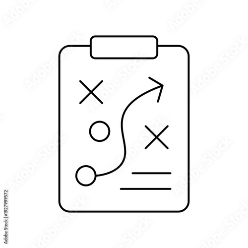 Strategy board with tactics