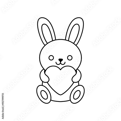 Bunny with heart
