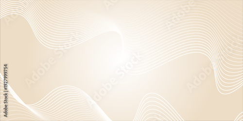 Elegant Abstract Beige Background with Wavy Lines for Subtle Texture and Soft Visual Appeal, Ideal for Minimalist Designs and Digital Art Projects Requiring a Calming Aesthetic