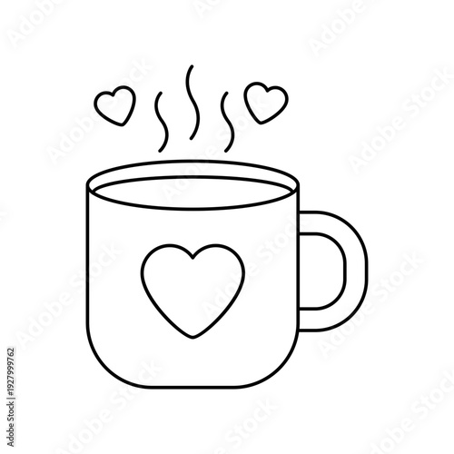 Mug with heart