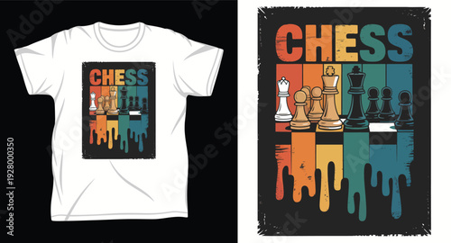 Chess Graphic vector art t-shirt design print